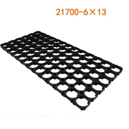 MasterFire 20pcs/lot 6*13 21700 Battery Holder Bracket Cell Safety Anti Vibration Black Plastic Brackets For 21700 Batteries