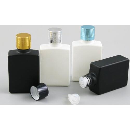 360 x 30ml 1oz Travel Refillable Matt Black White Glass Essential Oil for Cosmetic Skin care Essence Oil Using