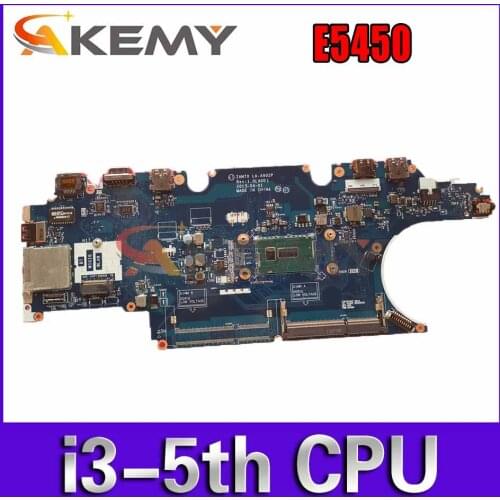 Akemy ZAM70 LA-A902P FOR Dell latitude E5450 Laptop Motherboard i3-5010U CN-0JJ64Y JJ64Y Mainboard 100% tested