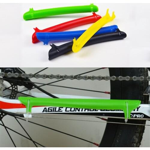 Plastic bicycle chain protection bicycle frame protection chain chain rear fork protection cover pad Chain Cover Strong Plastic