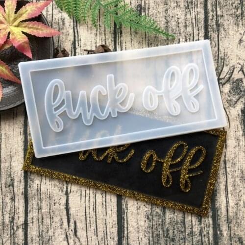 Plate Hanging Tag Doorplate Crystal Epoxy Resin Mold Door Sign Silicone Mould DIY Crafts Decorations Pendant Making Tool Drop sh