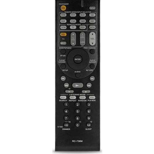 Remote Control for Onkyo Av Receiver RC-736M RC-737M RC-801M 836M RC-865M 896M RC-762M RC-764M 810M HT-R570 S5200
