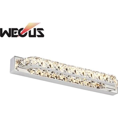 40cm/56cm luxury crystal mirror light 110V / 220V 10W/14W led bathroom makeup lamp new style lighting fixtures