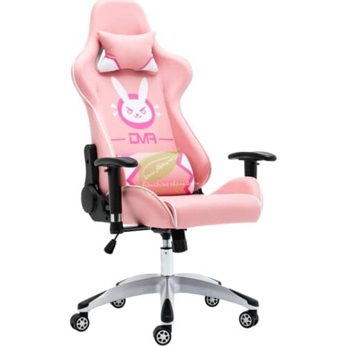 Pink Game Chair Home LOL Keep Watch Vanguard DVA The Main Sowing Chair Cute Lifting Swivel Chair Comfortable Female Dormitory