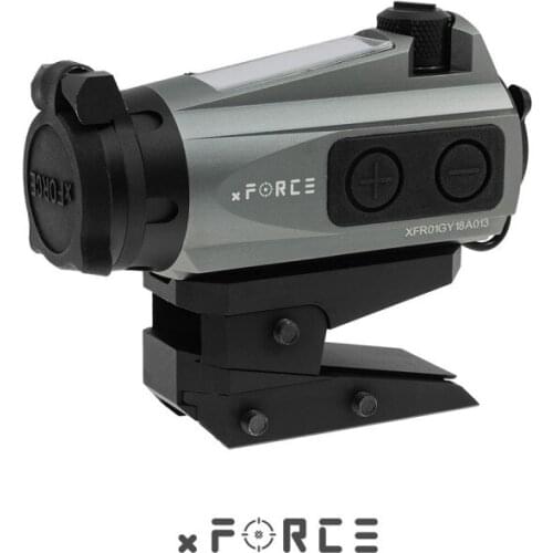 XFORCE XTSP Solar Red Dot Sight with ELE Adjustable slide Mount & Killflash / Kill Flash Buy One Get One FREE Offset Rail Mount