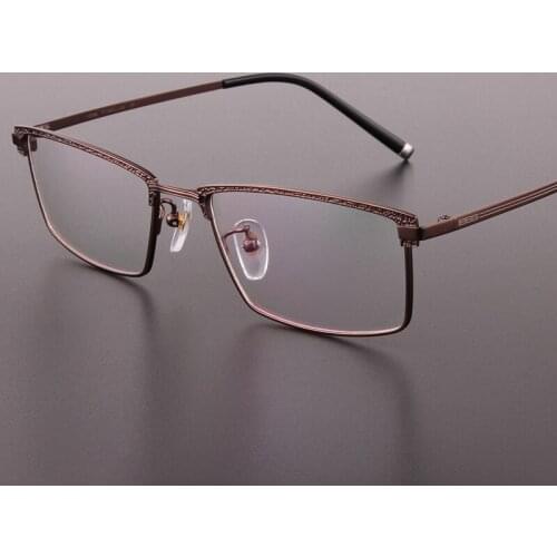 Titanium Glasses High Quality Square Men Eyeglasses Prescription Glasses Full Frame Designer Optical Glasses Frame 921