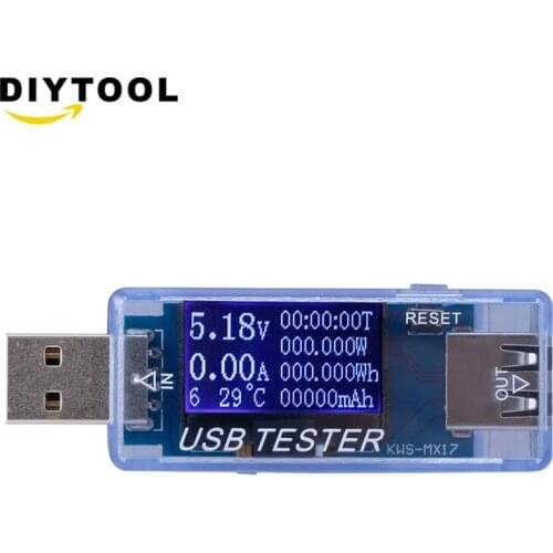 Usb тестер USB Tester Battery Tester Voltage Current Detector Mobile Power Voltage Current Meter USB Charger Doctor