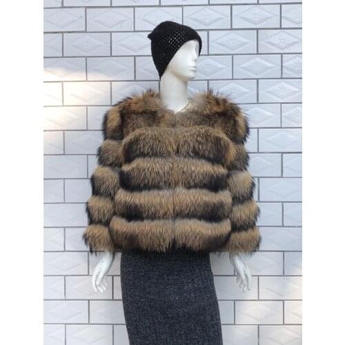 Women Fur Coat Fox Real Natural Winter Genuine Natural Women Fox Fur Coat With Fur Vest Girl Coat Women’s Vests Fox Coat