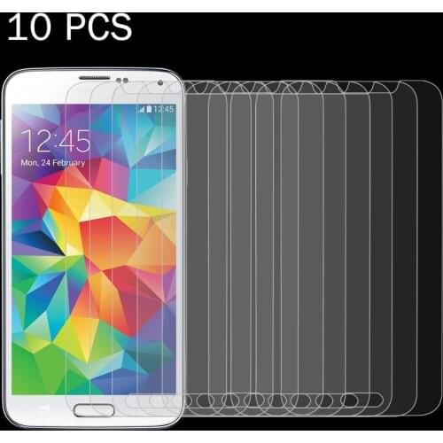 10 PCS for Galaxy S5 / G900 0.26mm 9H Surface Hardness 2.5D Explosion-proof Tempered Glass Screen Film