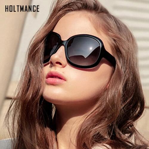 HOLTMANCE 2021 Polarized Sunglasses Women Fashion Square Oversized Sunglasses Retro Drivers Sun Glasses Vintage Shades For Wome