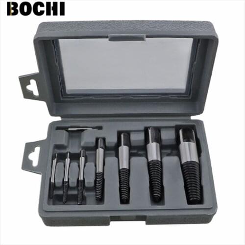 5/6/8/11/12pcs screw bolt extractors game broken pipe damaged screw removal break broken extractor Double Side Screw Extractor