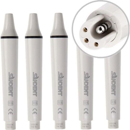 5 x Dental Detachable Ultrasonic Handpiece fit EMS WOODPECKER Scaler Cable Tips