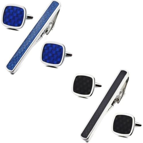 Brand Hawson Fashion Jewelry Designer Cufflinks and Tie Clip Set