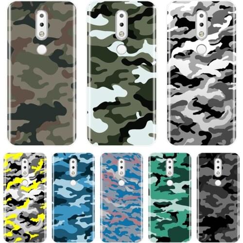 Phone Case For Nokia 2.1 3.1 5.1 6.1 7.1 Plus Camouflage Military Camo Soft Silicone Back Cover For Nokia 2.1 3.1 5.1 6.1 7.1