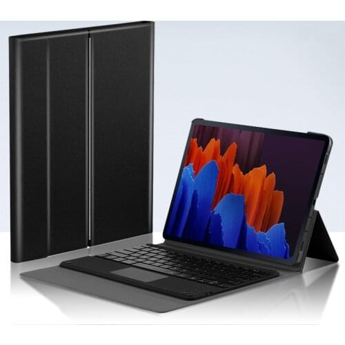 Keyboard Case For Samsung Galaxy Tab S7 Plus SM-T970 T975 FE 12.4" Case Tablet Smart Bluetooth keyboard Protective Cover Shell