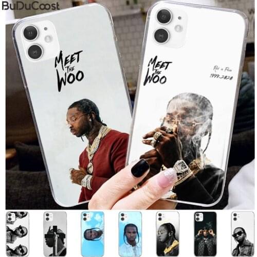For iphone 11 Rapper Pop Smoke Phone Case For iphone 11 Pro Max 12 Pro Max mini X 8 7 6 6S Plus 5 5S SE Phone cass