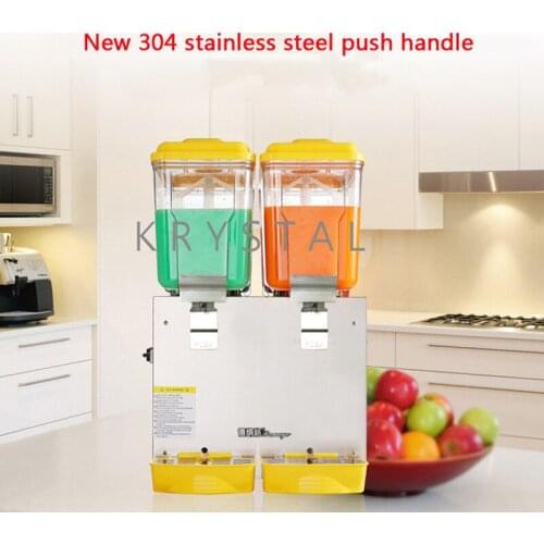 30L Double Cylinder Juice Dispenser Cold and Hot Drink Machine Beverage Dispenser for Milk Tea Shop PL-230C