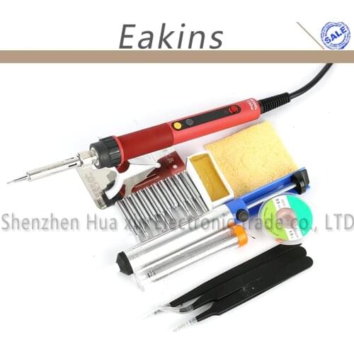 EU Plug 110V 220V 90W CXG E90WT Electric Soldering Iron LED Digital Adjustable Temperature 900M Tip Sting Replace DS90T