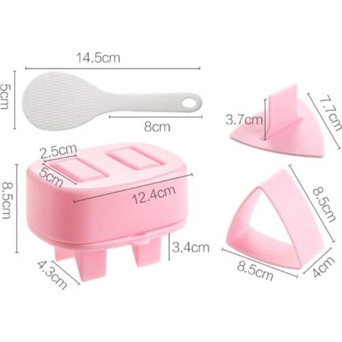 50LB Triangle Sushi Mold Press Triangle Rice Ball Making Reusable Easy to Operation DIY Accessories for Rice Ball Bento Maker