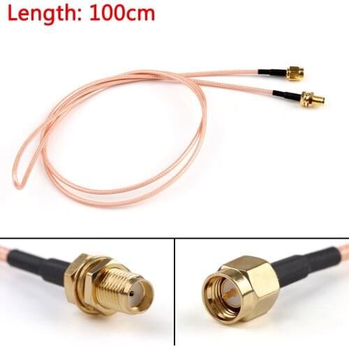 Artudatech 15cm/50cm/100cm RG316 Cable SMA Male Plug To SMA Female Jack Jumper Pigtail 6in FPV/20in FPV/3ft FPV