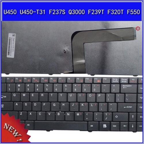 Laptop Keyboard For Hasee U450 U450-T31 F237S Q3000 F239T F320T F550 Notebook Replace Keyboard