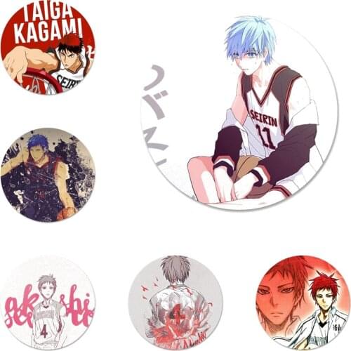 Kuroko No Basket Badge Brooch Pin Accessories For Clothes Backpack Decoration gift 58mm