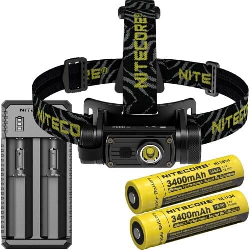 NITECORE HC60 V2 Headlamp Max 1200 lumens Beam Distance 130 m USB-C Rechargeable Flashlight for Gear, Outdoor/Camping