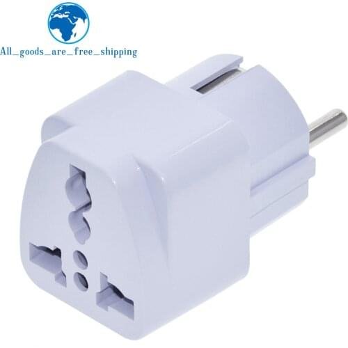 TZT New Arrival 2016 Best Price Universal UK US AU to EU AC Power Socket Plug Travel Charger Adapter Converter Jun30