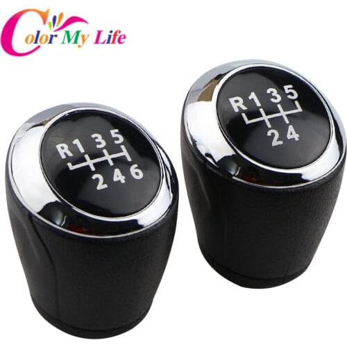Color My Life Manual 5 6 Speed Gear Shift Knob Gear Head Knobs for Chevrolet Cruze Sedan Hatchback 2008 - 2014 Replacement Parts