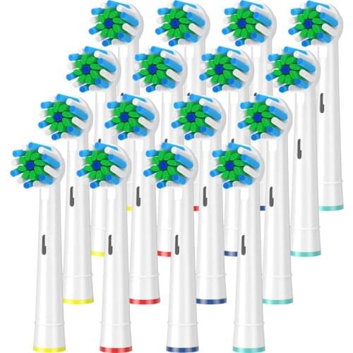 Cross Action Replacement Brush Heads for Oral b D32 D1450 D1250 P9000 P7500 P8000 P4500 electric toothbrush heads
