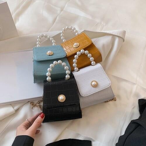 Women Shoulder Bags PU Leather Fashion Underarm Bag Tote Ladies Solid Designed Handbags for Shopping with Alligator Pattern