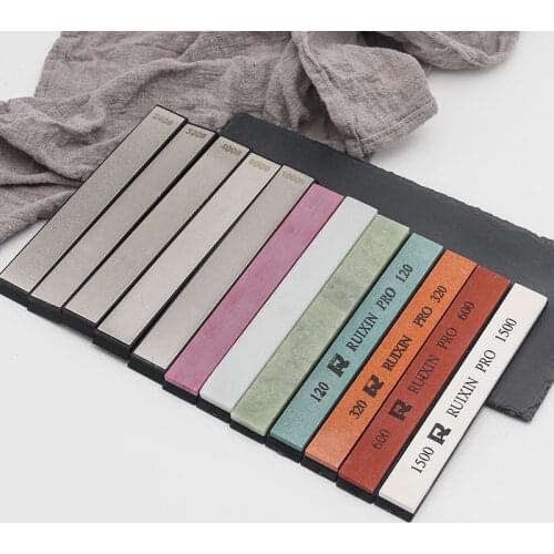 Knife sharpener afilador cuchillos afiador de faca sharpening stone ruixin pro whetstone diamond bars set kitchen tools gadgets