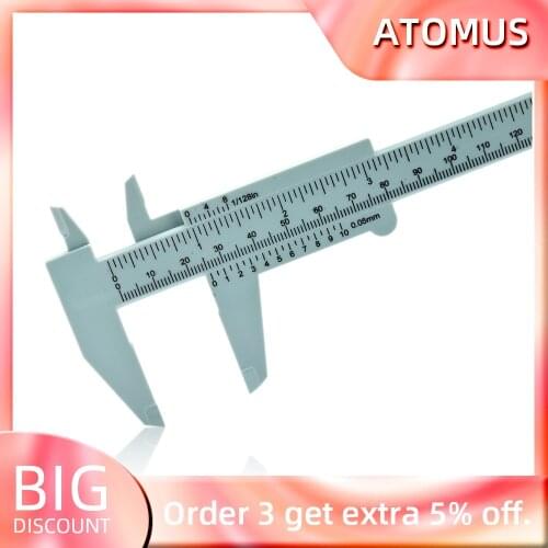 1pc Portable 150MM Plastic Eyebrow Measuring Vernier Caliper Tattoo Microblading Caliper Ruler Permanent Makeup Measurement Tool