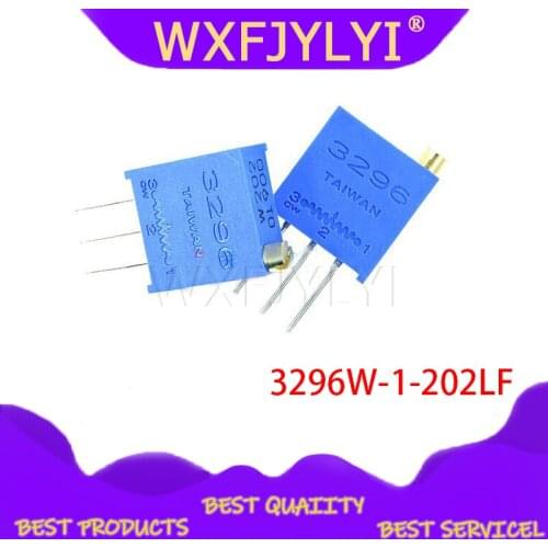 10pcs 3296W-1-202LF 3296W 2K ohm 202 3296W-1-202 3296W-202 W202 Trimpot Trimmer Potentiometer