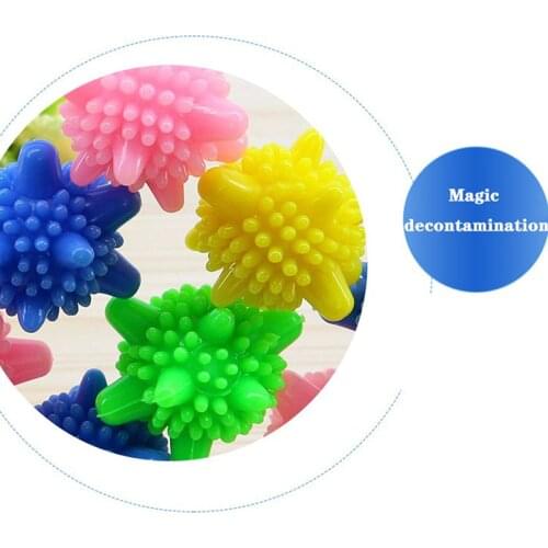 10PCs Magic Laundry Ball Household Cleaning Washing Machine Clothes Softener