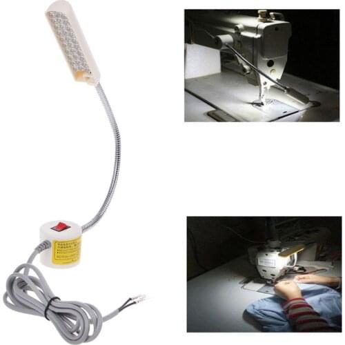 110-250V 30 LED Sewing Machine Light Working Gooseneck Lamp with Magnetic Base Q0KF