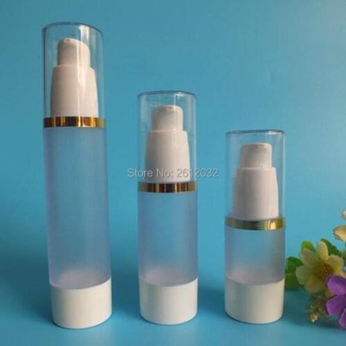 15ml,30ml,50ml Empty airless bottle, Frosted Clear Vacuum pump Lotion bottle,Cosmetic packing container F20173872