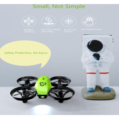 2.4GHZ Small UFO Air Pressure Fixed Intelligent Suspension Mini Remote UAV Anti-collision Four-axis One Button Takeoff/Landing