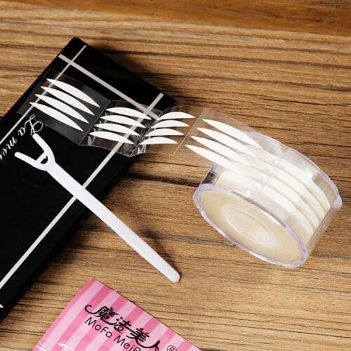 220pairs/lot Double-face Stripe Olive Makeup Eyeliner Double Eyelid Tape Stickers for Making The Eyes Bigger with Eye Shadow