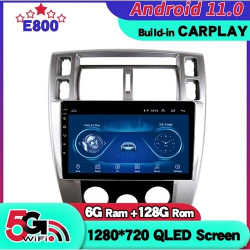 NEW 6GB Ram 128GB Rom 9 Inch 2Din Car Radio Android 10.0 Multimedia Stereo Player GPS NaviHead Unit For Hyundai Tucson 2007 2008