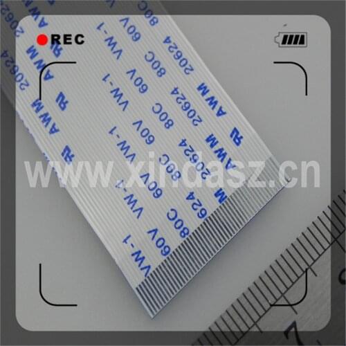 AWM 20624 80C 60V VW-1 0.5mm 50pin 150mm length B type ata sata FFC Flat Ribbon Cable 10pcs/lot