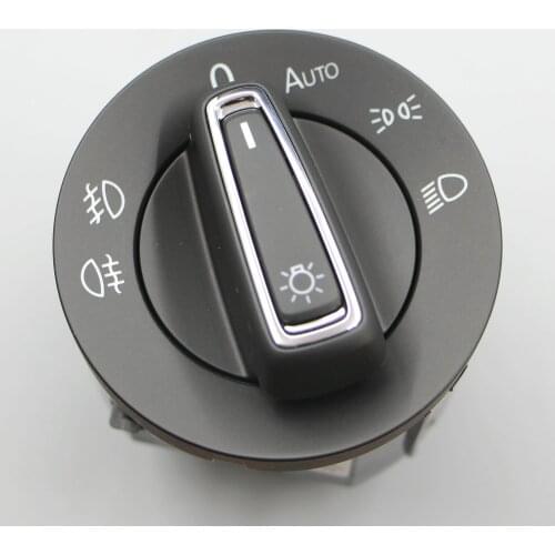 BELHOG Golf 7 MK7 TiguanL Touran L Octavia MQB Automatic headlamp switch with AUTO gear chromium plating switch 5GG 941 431 D