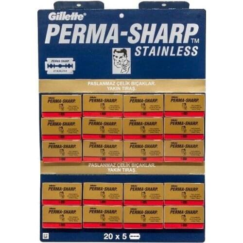 Permasharp leaf razor 100 pcs and 10 pcs high quality steel turkish manufacturers quality brand full knife