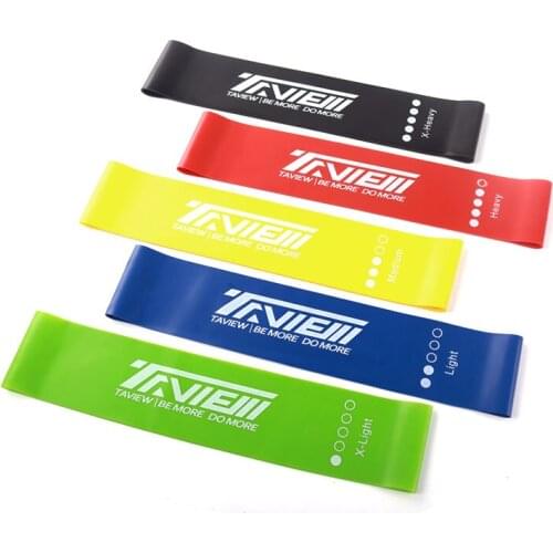 Elastic Resistance Bands Set Women Fitness Rubber Loops BodyBuilding Gym Strength Workout Expander Yoga Exercise Training Bands