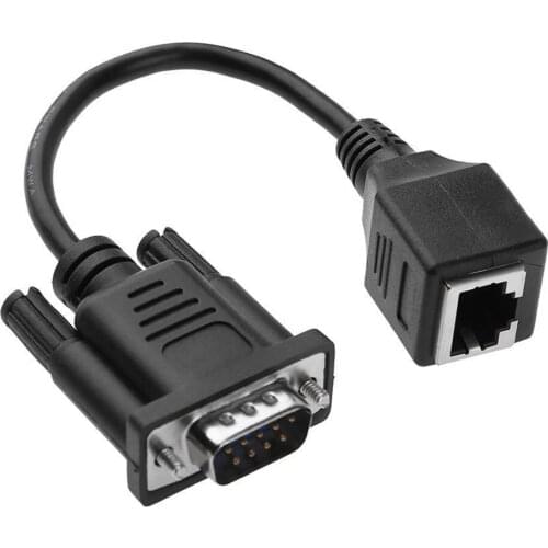 DB9 revolution RJ45 adapter cable RJ45 to DB9 network cable connector display to network cable DB9 extender