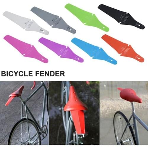 Bicycle Fender Ultralight Plastic MTB Mountain Road Bike Saddle Rear Fender Removable Mudguard Wing Rack Mud Guard Accessories