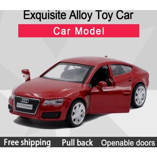 New Arrival Caipo Audi A7 Alloy Diecast Car Model Toy With Pull Back /For Children Gifts /Educational Toy Collection
