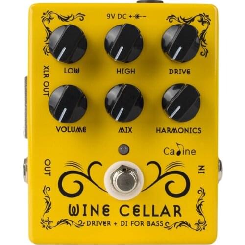 New Caline CP-60 Driver+DI for Bass Guitar Pedal Effect Guitar Accessories Mini Pedal Guitar Parts