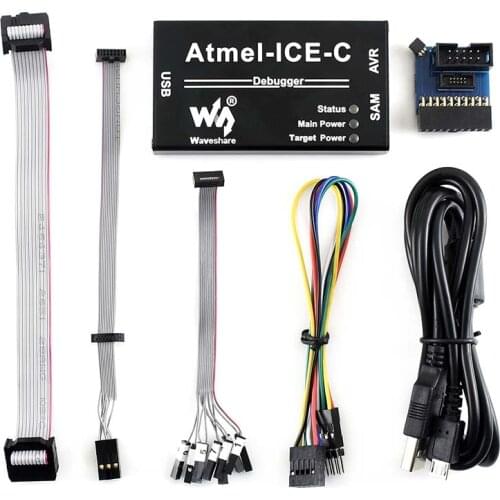 Original ATMEL-ICE-PCBA inside, durable aluminium alloy enclosure,Full Functionality, Cost Effective