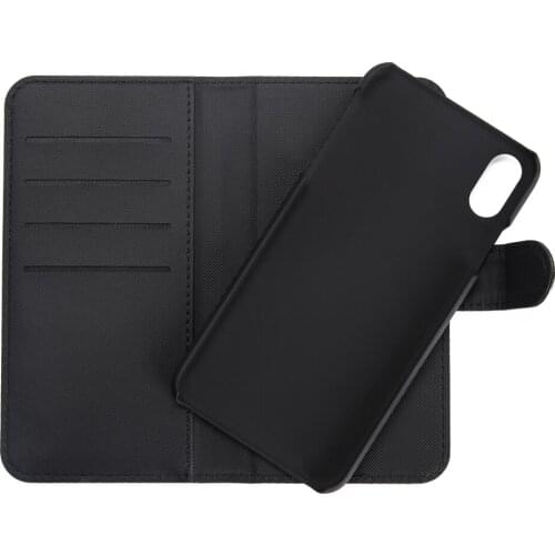 VNSTRIP Detachable PU Flip case for iPhone 678 X XS MAX Rubber Matt Inner Case withCard slot Business Folio case Antishock coque